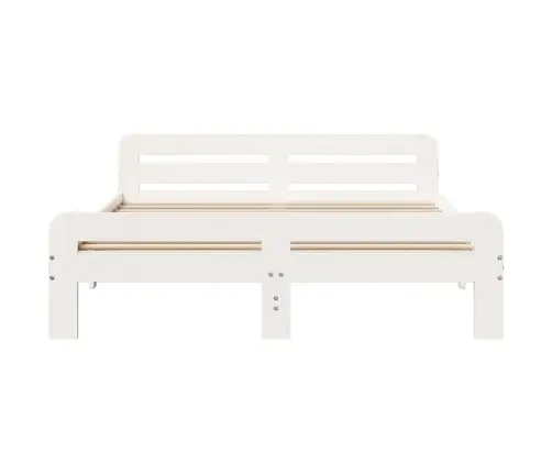 Voodiraam Ilma Madratsita, Valge, 160 X 200 cm Männipuit