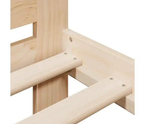 Gulta Bez Matrača, 120X200 Cm, Priedes Masīvkoks Vidaxl