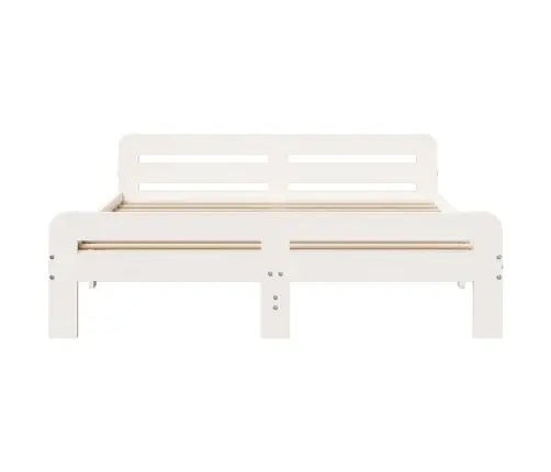 Lovos Rėmas Be Čiužinio, Balta, 140X190cm Pušies Masyvas