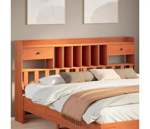 Galvūgalis Su Daiktų Laikymo Vieta, Rudas, 200cm Pušis