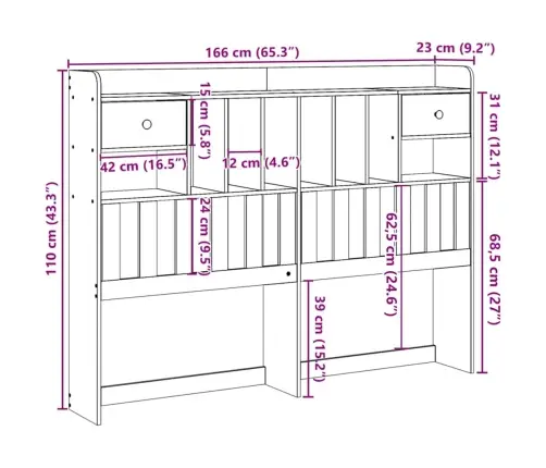 Galvūgalis Su Daiktų Laikymo Vieta, 180cm Pušies Masyvas