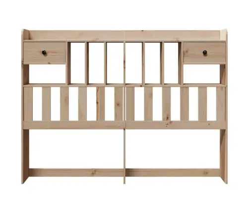 Galvgalis Ar Plauktiem, 160 Cm, Priedes Masīvkoks Vidaxl