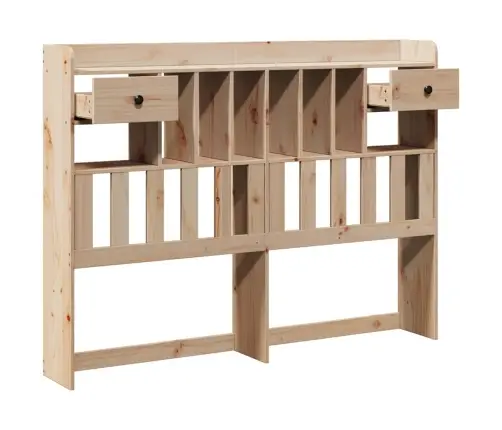 Galvgalis Ar Plauktiem, 160 Cm, Priedes Masīvkoks Vidaxl