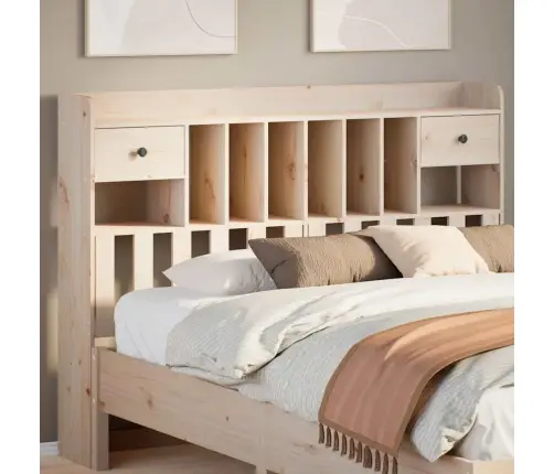 Galvūgalis Su Daiktų Laikymo Vieta, 140cm Pušies Masyvas