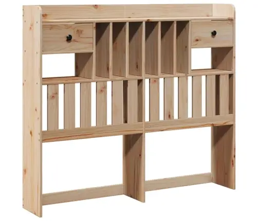 Hoiuruumiga Voodipeats, 135 cm Männipuit