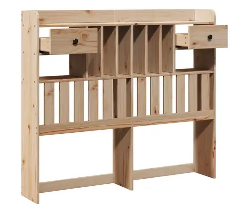 Hoiuruumiga Voodipeats, 135 cm Männipuit