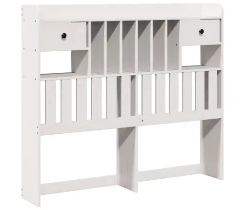 Galvūgalis Su Daiktų Laikymo Vieta, Baltas, 135cm Pušis Galvūgalis Su Daiktų Laikymo Vieta, Baltas, 135cm Pušis