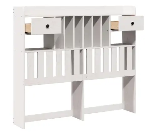 Galvūgalis Su Daiktų Laikymo Vieta, Baltas, 135cm Pušis Galvūgalis Su Daiktų Laikymo Vieta, Baltas, 135cm Pušis