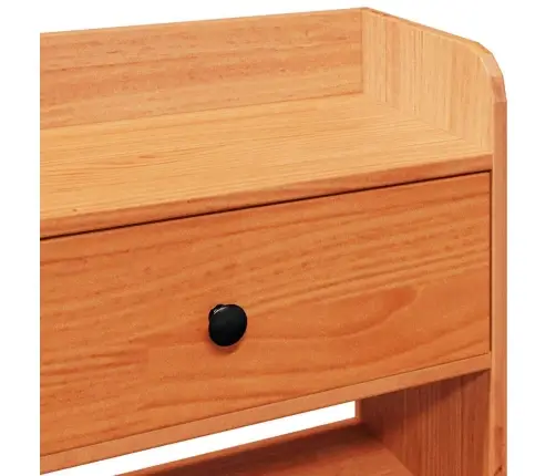 Galvūgalis Su Daiktų Laikymo Vieta, Rudas, 120cm Pušis