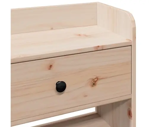 Galvūgalis Su Daiktų Laikymo Vieta, 100cm Pušies Masyvas