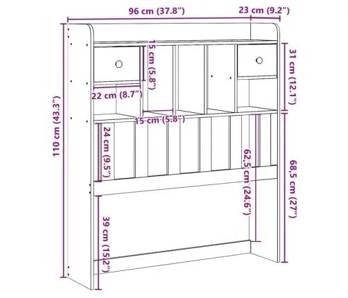 Peatsipapp Panipaigaga, 90 cm Täispuidust, Mänd