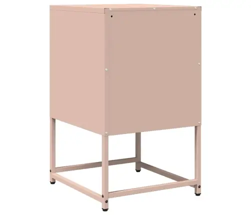 Öökapp Roosa 36X39X60,5 Cm Külmvaltsitud Teras Öökapp Roosa 36X39X60,5 Cm Külmvaltsitud Teras