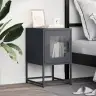 Naktsskapītis Antracīts 36X39X60,5 Cm Auksti Velmēts Tērauds Vidaxl Naktsskapītis Antracīts 36X39X60,5 Cm Auksti Velmēts Tērauds Vidaxl