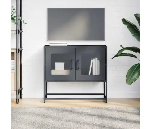 Televizora Skapis Antracīts 68X39X60,5Cm Auksti Velmēts Tērauds Vidaxl