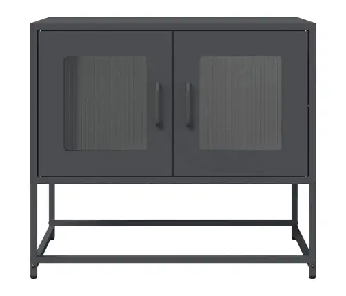 Televizora Skapis Antracīts 68X39X60,5Cm Auksti Velmēts Tērauds Vidaxl