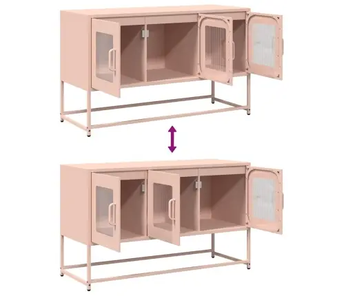 Televizoriaus Spintelė Rožinė Šaltai Valcuotas Plienas Televizoriaus Spintelė Rožinė Šaltai Valcuotas Plienas