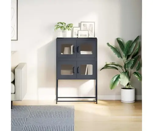 Highboard Antratsiit 68X39X107 Cm Teras