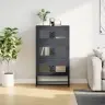 Highboard Antracīts 68X39X123 Cm Tērauds Vidaxl