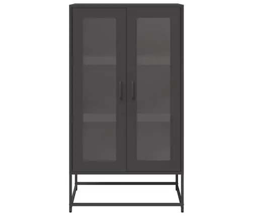 Komoda, Juodos Spalvos, 68X39X123 cm Plienas