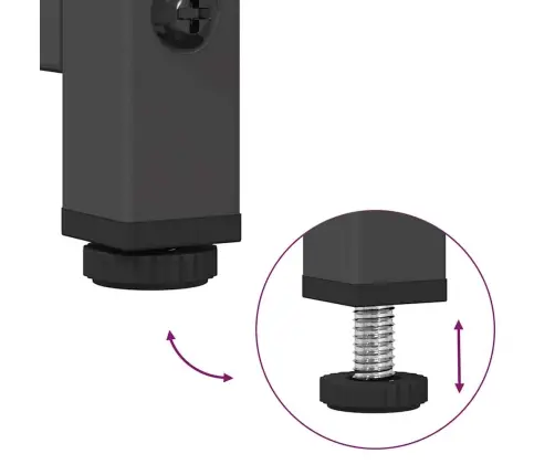 Kumode, Melna, 68X39X111,5 Cm, Tērauds Vidaxl