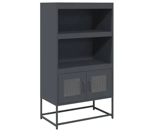 Highboard Antracīts 68X39X123 Cm Tērauds Vidaxl