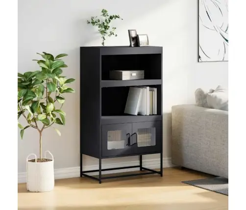 Highboard Antracīts 68X39X123 Cm Tērauds Vidaxl