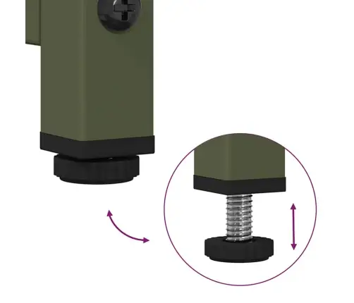 Highboard Olive Green 68X39X123 Cm Plienas
