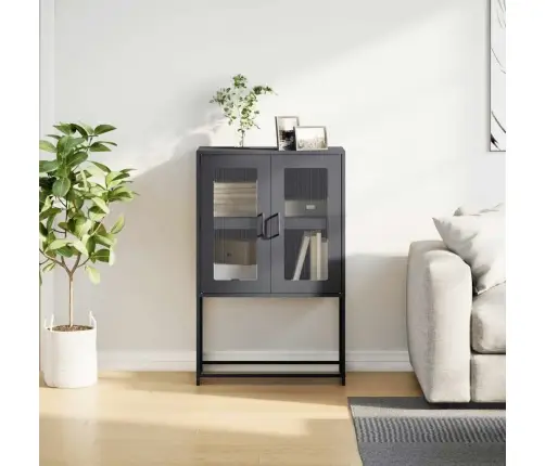 Highboard Antracīts 68X39X107 Cm Tērauds Vidaxl