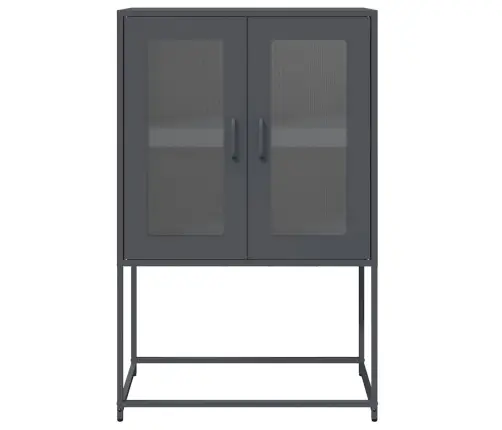 Highboard Antracīts 68X39X107 Cm Tērauds Vidaxl