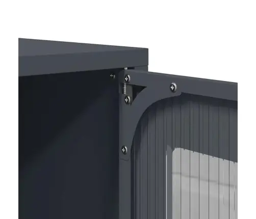 Highboard Antracīts 68X39X107 Cm Tērauds Vidaxl