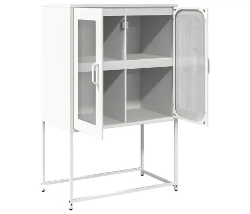 Komoda, Baltos Spalvos, 68X39X107 cm Plienas