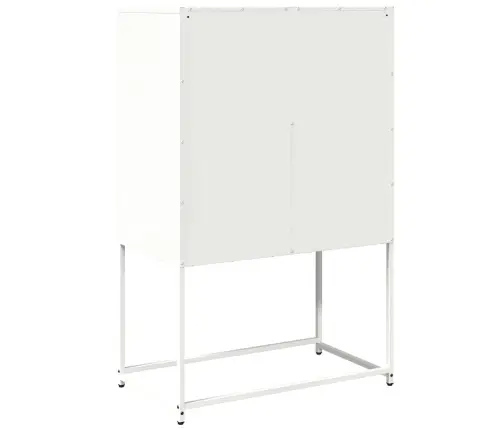 Komoda, Baltos Spalvos, 68X39X107 cm Plienas