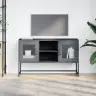 Tv Skapītis, 100,5X39X60,5 Cm, Tērauds, Antracītpelēks Vidaxl