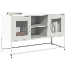 Tv Skapītis, Balts, 100,5X39X60,5 Cm, Tērauds Vidaxl
