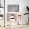 Tv Skapītis, Rozā, 68X39X60,5 Cm, Tērauds Vidaxl