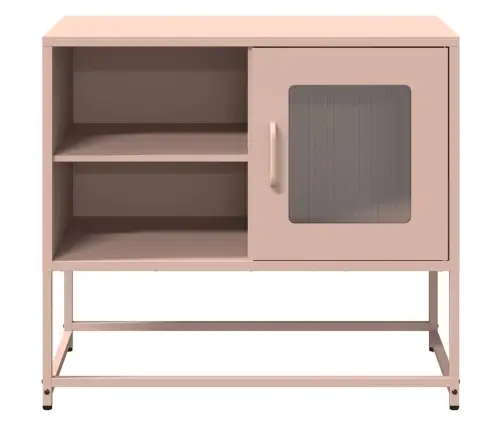 Tv Skapītis, Rozā, 68X39X60,5 Cm, Tērauds Vidaxl