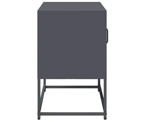 Tv Skapītis, Antracītpelēks, 68X39X60,5Cm, Tērauds Vidaxl