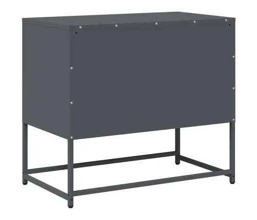 Tv Skapītis, Antracītpelēks, 68X39X60,5Cm, Tērauds Vidaxl