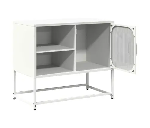 Televizoriaus Spintelė, Baltos Spalvos, 68X39X60,5cm Plienas