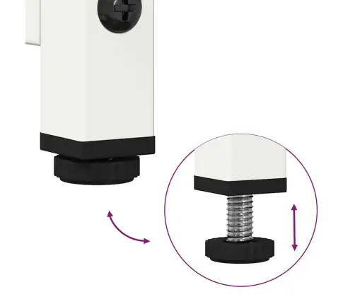 Televizoriaus Spintelė, Baltos Spalvos, 68X39X60,5cm Plienas