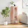 Highboard Pink 36X39X123 Cm Külmvaltsitud Teras