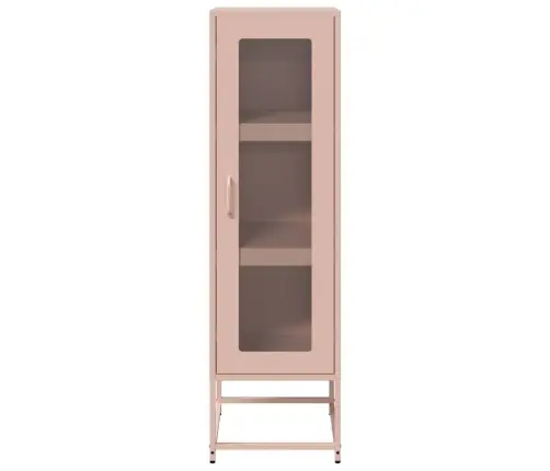 Highboard Pink 36X39X123 Cm Külmvaltsitud Teras