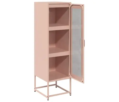 Highboard Pink 36X39X123 Cm Külmvaltsitud Teras