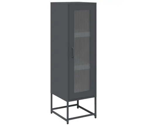 Highboard Antracīts 36X39X123 Cm Auksti Velmēts Tērauds Vidaxl