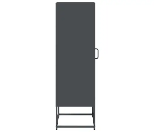 Highboard Antracīts 36X39X123 Cm Auksti Velmēts Tērauds Vidaxl