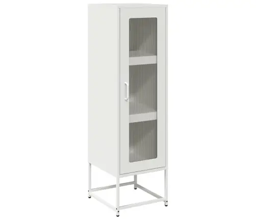 Highboard Valge 36X39X123 Cm Külmvaltsitud Teras