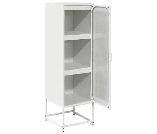 Highboard Valge 36X39X123 Cm Külmvaltsitud Teras