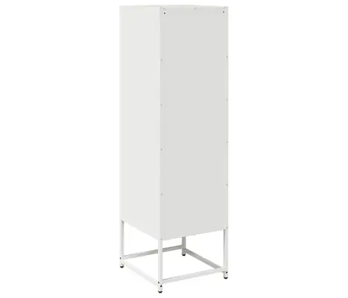 Highboard Valge 36X39X123 Cm Külmvaltsitud Teras