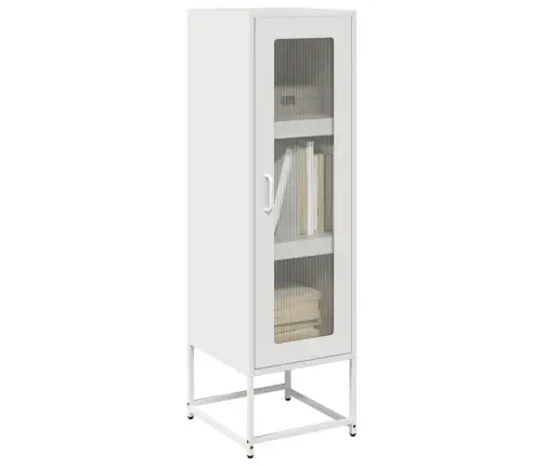 Highboard Valge 36X39X123 Cm Külmvaltsitud Teras