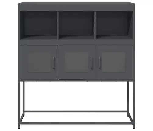 Kumode, Antracītpelēka, 100,5X39X107 Cm, Auksti Velmēts Tērauds Vidaxl Kumode, Antracītpelēka, 100,5X39X107 Cm, Auksti Velmēts Tērauds Vidaxl
